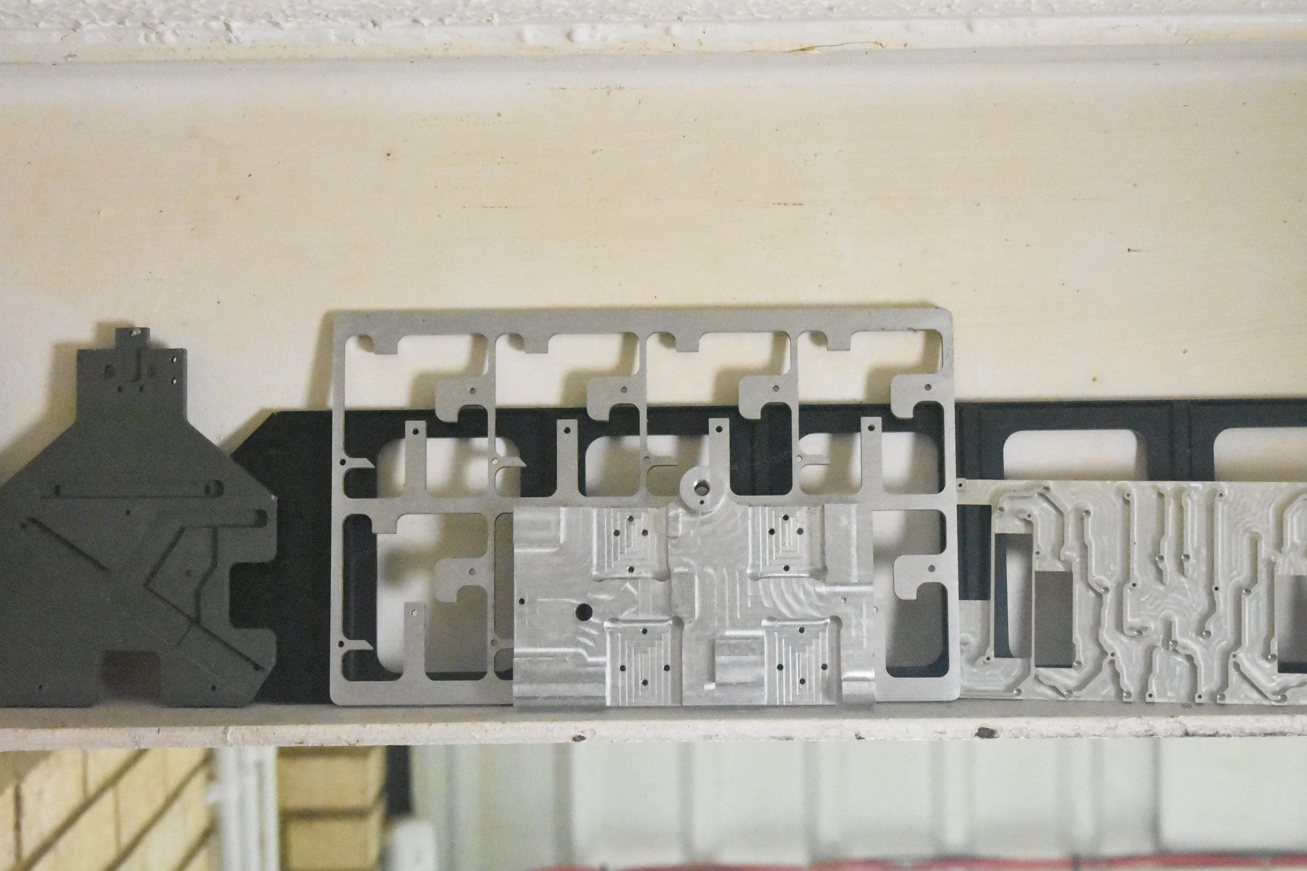 Machined components being assembled at Stable Precision