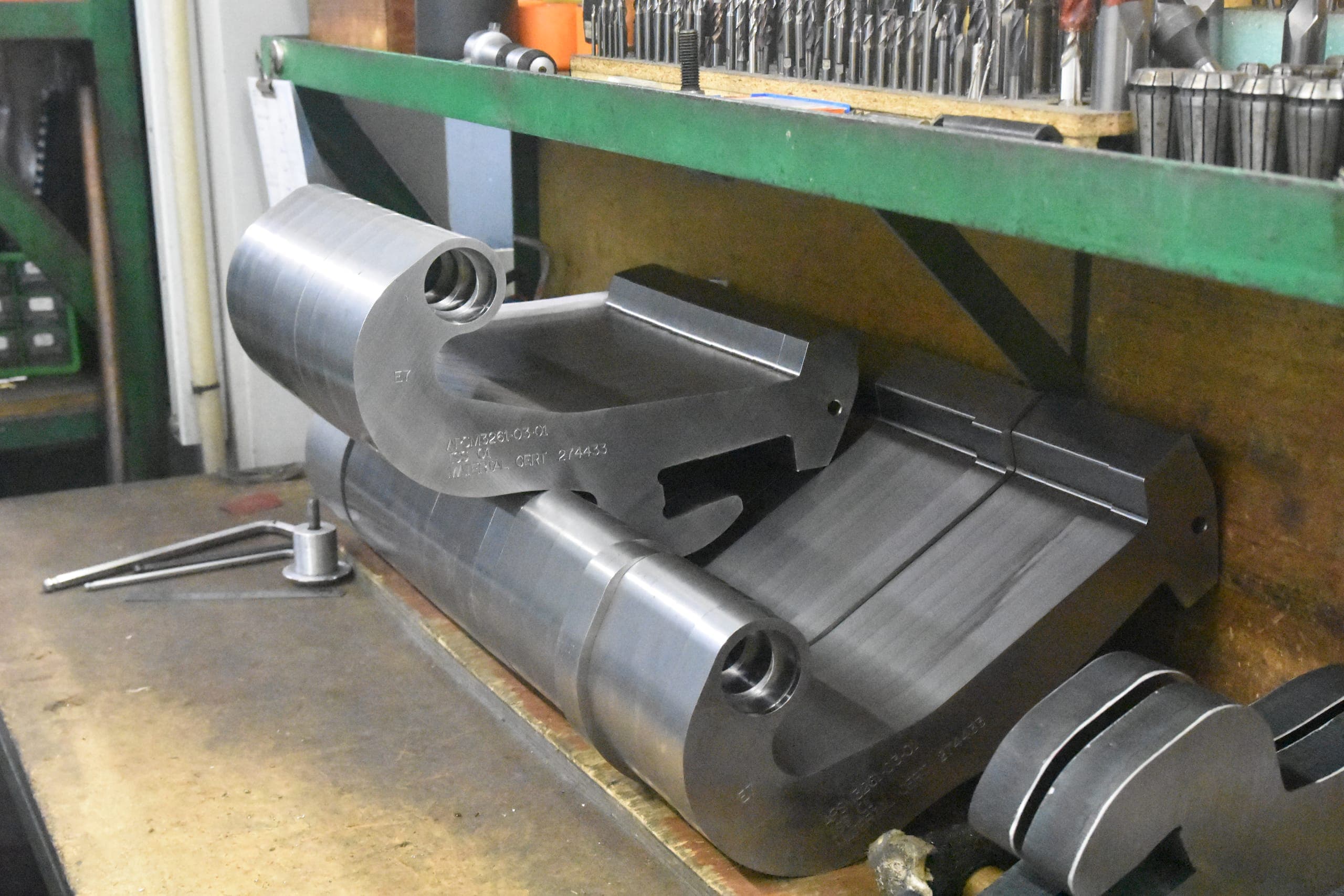CNC turning centre being set up by a Stable Precision machinist